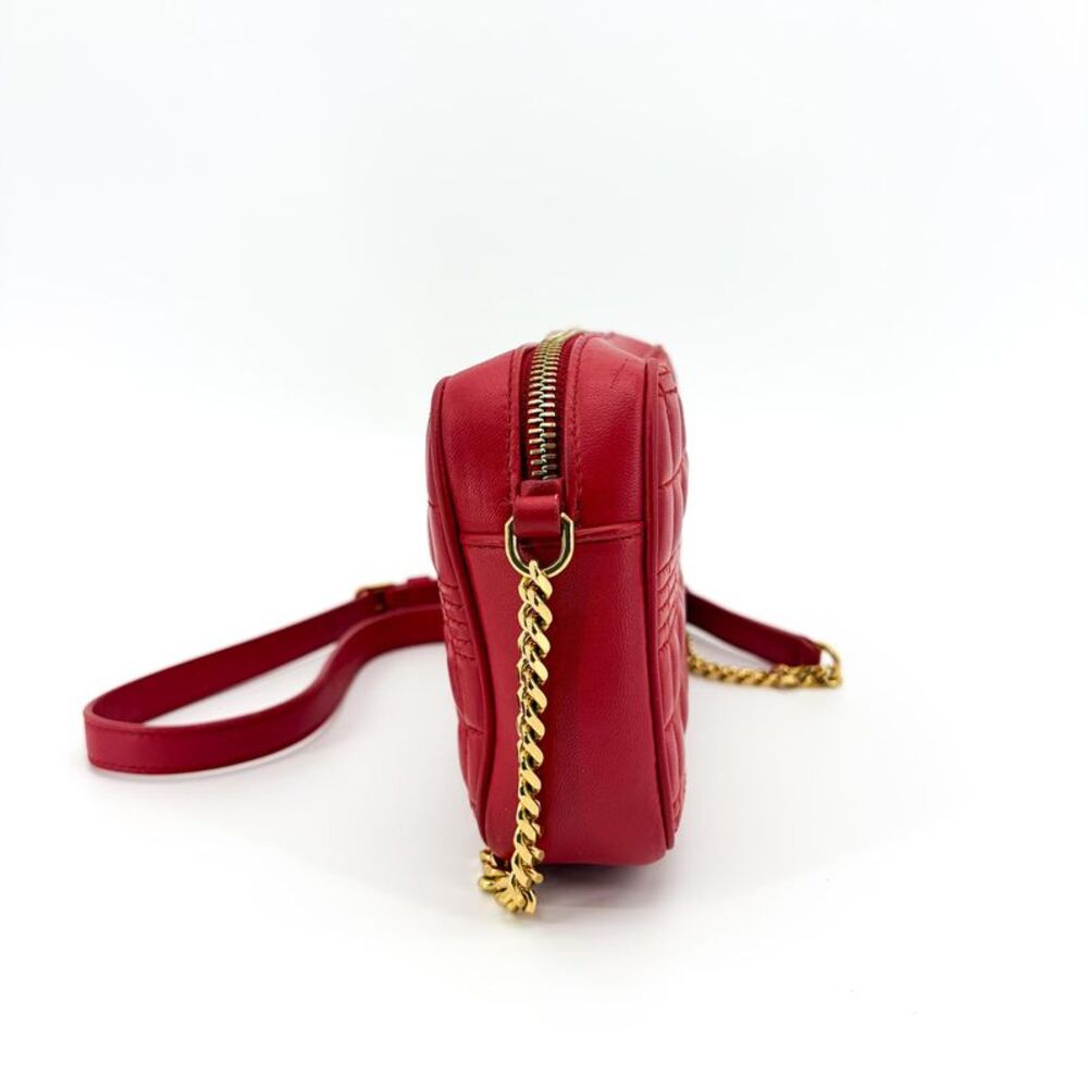 Burberry Tb Camera Quilted Leather Gold Leather Shoulder Bag Bag - Picture 3 of 15